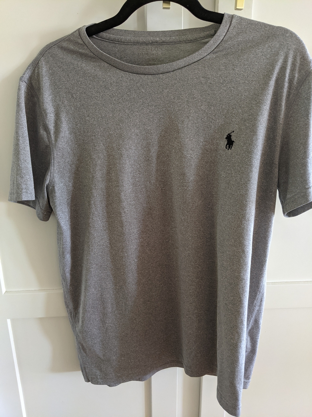 Polo by Ralph Lauren Men’s Gray Crewneck Logo T-Shirt